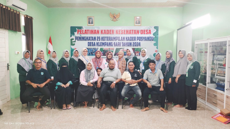 PELATIHAN KADER KESEHATAN DESA KLEMPANG SARI